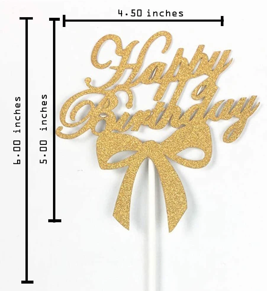 Happy Birthday Acrylic Card Cake Topper Cake Birthday Toppers Esg17383