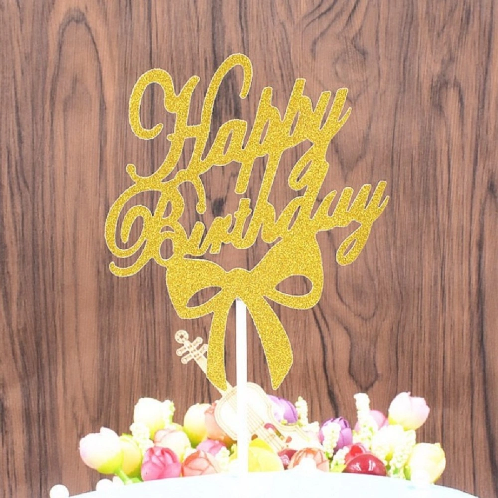 Happy Birthday Acrylic Card Cake Topper Cake Birthday Toppers Esg17383