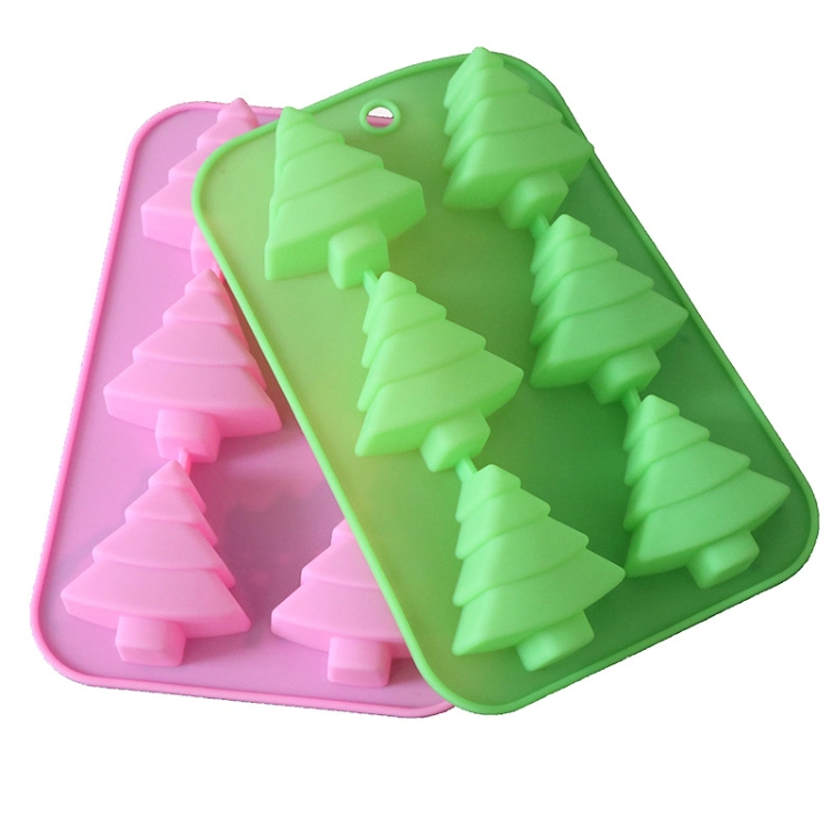 Christmas Gingerbread Silicone Mold DIY Ice Tray Chocolate Biscuit Mold Baking Tools Cake Decoration Accessories