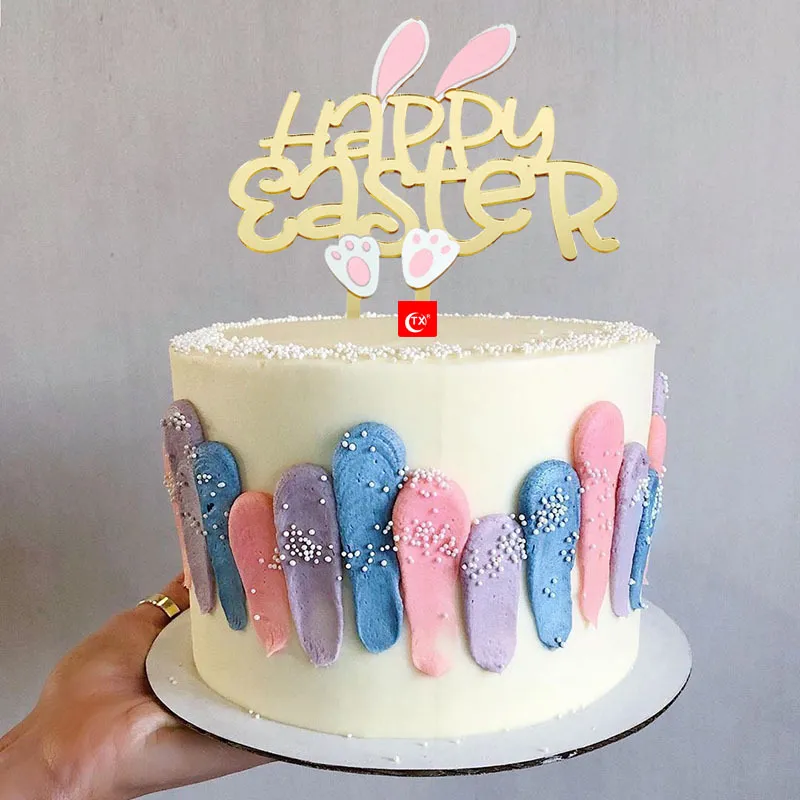 Décoration de gâteau de Pâques Happer