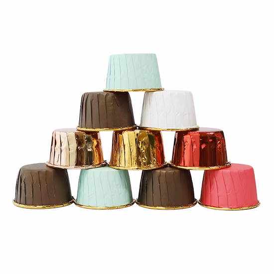 Amazon offre spéciale moule à Cupcake de cuisson en Silicone 24 pièces Moldes PARA Cupcakes antiadhésifs de qualité alimentaire doublures de Cupcake moules à muffins