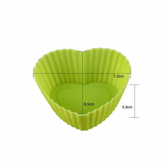 Mini moule à gâteau en Silicone de qualité alimentaire, réutilisable, fait maison, tasse à muffins, pour la cuisson de pâtisserie